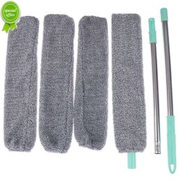 New 1 Set Bedside Dust Brush Long Handle Mop Household Bed Bottom Gap Clean Fur Hair Sweeping Dusty Magic Microfibre Duster