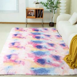 Carpets Tie-dye living room bedroom door carpet floor mat entry door mat Bathroom kitchen absorbent floor mat