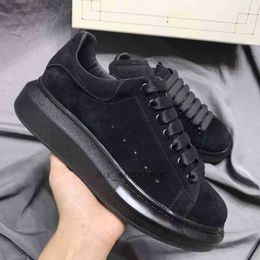 Grey Suede Leather Trainers Men Platform Shoes Women Oversized Sneaker White Black Outdoor Party Wedding Top Quality with Box