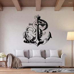 Wall Stickers Anchor Sea Life Decal Nautical Decals Ocean Sticker For Bathroom Decor Art Home Mural B314