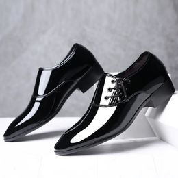 Business Formal Fashion Elegant Dress Classic Wedding Men's Slip on Office Oxford Shoes for Men Black Brown 231122 852