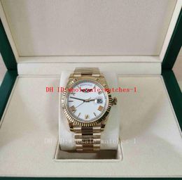 Wholesale 21 Style BPF maker Mens Watch 40mm 228235 228236 228238 White Roman Dial Watches Sapphire Glass 2813 Automatic Mechanical Movement 18K Men's Wristwatches