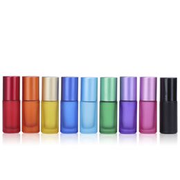High-Grade Multicolour Thickened 5ml 768pcs/lot Rainbow Colour Roller Bottle