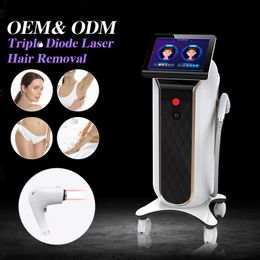 Diode Laser Hair Removal 755nm 808nm 1064nm Ice Platinum Painless Permanent Machine