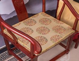 CushionDecorative Pillow Golden Printed Chinese Style Sponge Cushion Dining Chair Seat Cushions Buttock Mat Pad For Home Decor So7386925