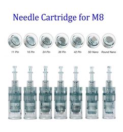 Dr pen M8 Cartridges Bayonet 10Pcs Micro Needles 11Pin16Pin36Pin5D Nano Round Microneedles MTS 2202243503892