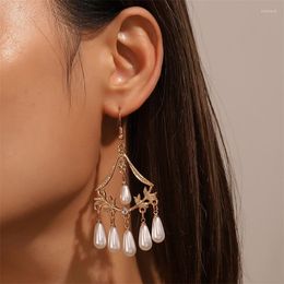 Dangle Earrings 2023 Trendy Drop Bohemia Long Earring For Women Sexy Girls Jewelry Fashion Alloy