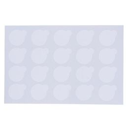 False Eyelashes 100pcs Disposable Eyelash Glue Holder Pallet Paper Extension Pads Sticker 25cm Stand On Jade Stone Makeup3425797