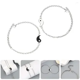 Charm Bracelets Bracelet For Couples Matching Stuff Long Distance Him And Her Stainless Steel Relationship Lovers Friendship
