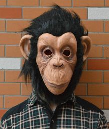 Halloween Mask Lovely Big Ear Diamond Full Face latex Monkey Mask environmentfriendly For Halloween Cosplay Party8078558