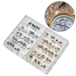 Watch Repair Kits Professional Crown Part Replacement Assorted Gold Silver Stainless Steel Accessory Tool Kit For Watchmakers