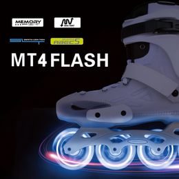 Inline Roller Skates Micro Skate MT4 FLASH Recreational and Urban InlineSkates for Beginners Men Women 7680 85A Wheels 12 Beginner 231122