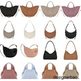 Tonca Textured Duo Shoulder Camel Numero Un Nano Ma Le Cyme Tote Women Candy Colour Lady Handbag Leather Bag Half Moon Underarm