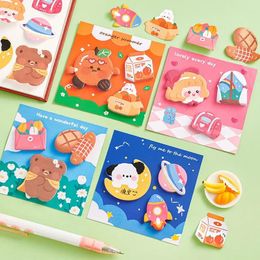 Pcs/lot Cartoon Travel Fruit N Times Sticky Notes To Do List Planner Sticker Memo Pad Notepad Gift Stationery Prizes Deco