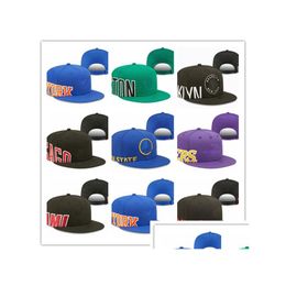 Snapbacks 2023 New Basketball Snapback Hats Team Colour Cap Teams Adjustable Mix Match Order All Caps Drop Delivery Sports Outdoors Ath Dhhri