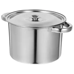 Double Boilers Thicken Covered Stockpot Household Stainless Steel Cooking Utensils Milk Warmer Kitchen Stew