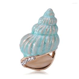 Brooches Cross-border Sales Small Conch Drip Brooch For Pin Jewelry Wholesale Manufacturers Direct Marketing