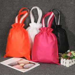 Shopping Bags Non-woven Portable Shoes Bag Dustproof Double Drawstring Environmental Sport Reusable Organizer Packing