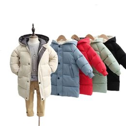 Clothing Sets Children's Down Winter Jacket for Baby Boys Girls Cottonpadded Parka Coats Thicken Warm Long Jackets Overalls Toddler Kids 231123