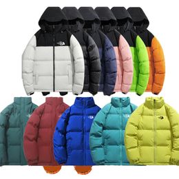 Designer Puffer Jacket Winter Men Down Parka Cappotto invernale Thenorthf Puffer Jackets Parka con lettera Outdoor Jacketsface Streetwear Vestiti caldi