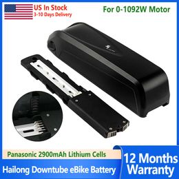 Hailong Downtube 36V Battery Ebike Battery 14.5AH 30A BMS 350W 500W 18650 Cell BBS02 BBS03 BBSHD