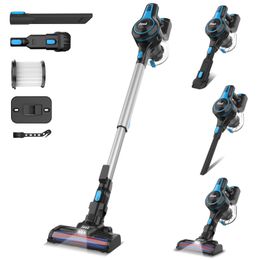 Other Household Cleaning Tools INSE Cordless Vacuum Cleaner 6in1 Rechargeable Stick with 2200mAh Battery 15Kpa Lightweight Up to 45 Mins Runtime 230422