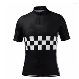 Racing Jackets Cycling Jacket Wear Comfortable Sweat-Absorbent Road Bike Top Sweat Shirt Men's Short Sleeve 2023