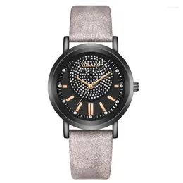 Wristwatches Quartz Watches For Women's Leather Watch Band Trendy Sky Star Fashion Leisure Exquisite