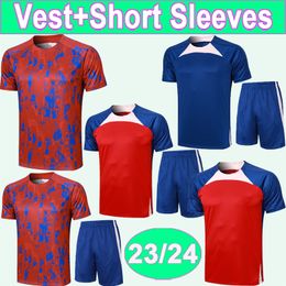 23 24 GRIEZMANN Training Wear Sleeveless Kit Soccer Jersey KOKE MEMPHIS CORREA M. LLORENTE MORATA CARRASCO R. DE PAUL Football Shirts Vest Uniforms