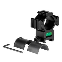 25.4mm/30mm Aluminium Rail Scope Mount with Bubble Level Rifle Scopes Ring For Outdoor Hunting