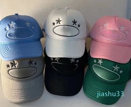 Ball cap fashion cruise ship printed five-pointed star pattern baseball cap sun protection truck cap