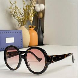 Sunglasses Fashion Brand 1256 DClassic Eyeglasses Goggle Outdoor Beach Esigner Shades Luxury Round Sunglass With Box