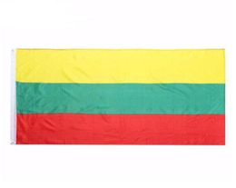 Lithuania Flag High Quality 3x5 FT National Banner 90x150cm Festival Party Gift 100D Polyester Indoor Outdoor Printed Flags and Ba7833688