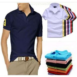 HQ6 Designer 2023 New Polo Shirt Men High Quality Crocodile Poloby Ralphs Laurens Embroidery Big Size S-6XL Short Sleeve Summer Casual Cotton Shirts Mens M83I 1Y3Z