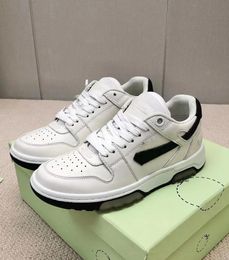 Luxury White Black Out of Office Sneakers Shoes Low Top Suede & Leather Platform Trainer Breathable Casual Sport Shoe Party Men Dress Couple Skateboard Walking . Box