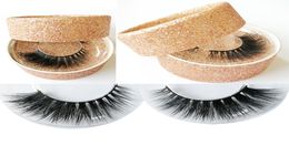 3d False real MINK Eyelashes Handmade true Mink Lashes Charming Long Messy Thick Cross Lashes Makeup Beauty Lashes GR824242353