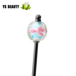 Hair Clips & Barrettes Traditional Japanese Style Glass Beaded Hairpin Ornaments Festival Clothing Disc China Factory Direct Sales