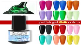 8ML Soakoff UVLED Amber Glass Glaze Gel Polish Nail Gel Colour Coat Barbie Candy Colour 18 New Colours Amber Ice9754670