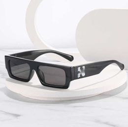 Luxury Fashion Frames Sunglasses Style Square Brand Offs Sunglass Arrow x Frame Eyewear Trend Sun Glasses Bright Sports Travel Sunglasse RXKR