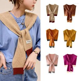 Scarves Shawl Wraps For Women Sweater Knitted Knotted Shawls Wrap Travel Casual Scarf Cape Shoulder Tops Fashion