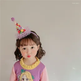 Hair Accessories Lovely Children Birthday Headdress Headband Korean-style Fashion Celebrity Band Girls Hairband Hat