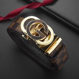 Designer New Belt men's automatic buckle casual authentic pants belt Korean trendy gift for high-end young people