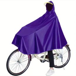 Bicycle Poncho, Electric Bike Riding Hat For Men Women, Rain Proof Cloak For Outdoor Travel, Hiking, Adult Cycling