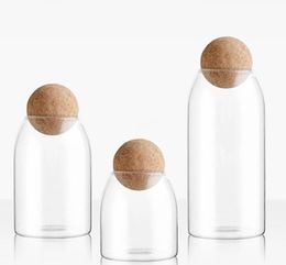 Drinkware Lid 2.4 Inch Wine Bottle Decanter Cork Stopper Replacement Wooden Glass Jar Bottle Lid Ball cover Excluding glass bottles