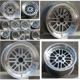 Car Rims Performance Wide Lip 15 Inch 15X8.0 4X100 Alloy Wheel Fit for Mazda Mx-5 Drop Delivery Automobiles Motorcycles Auto Parts Whe Oth