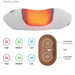 Massaging Neck Pillowws Electric Neck Massager Pillow Cervical Healthy Massageador Relaxation Pillow Massager Q231124