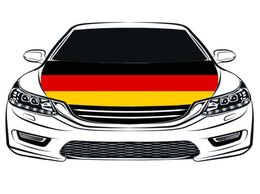 Germany national flag car Hood cover 33x5ft 100polyesterengine elastic fabrics can be washed car bonnet banner7410417