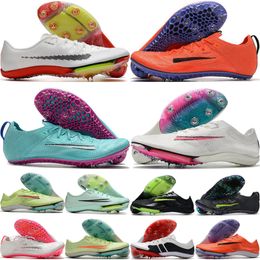 Maxfly Soccer Running shoes Mens women Sneakers Sprint Spikes Hyper Pink Orange Black White Mint Foam Rawdacious