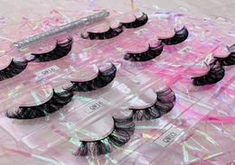 OEM Winged Eyelash Extensions cdd Curl Strip Eyelashes Russian Volume Mink Strip Lashes8929628