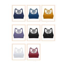 luDW003 8 colors Luxury designer fashion women039s sports vest bra fitness running yoga wear shaping Yoga Outfits9105267